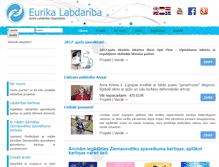 Tablet Screenshot of eurika.lv